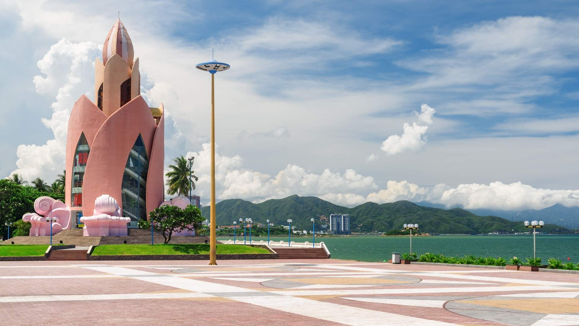 Tram Huong Tower and April 2 Square, Nha Trang, Vietnam