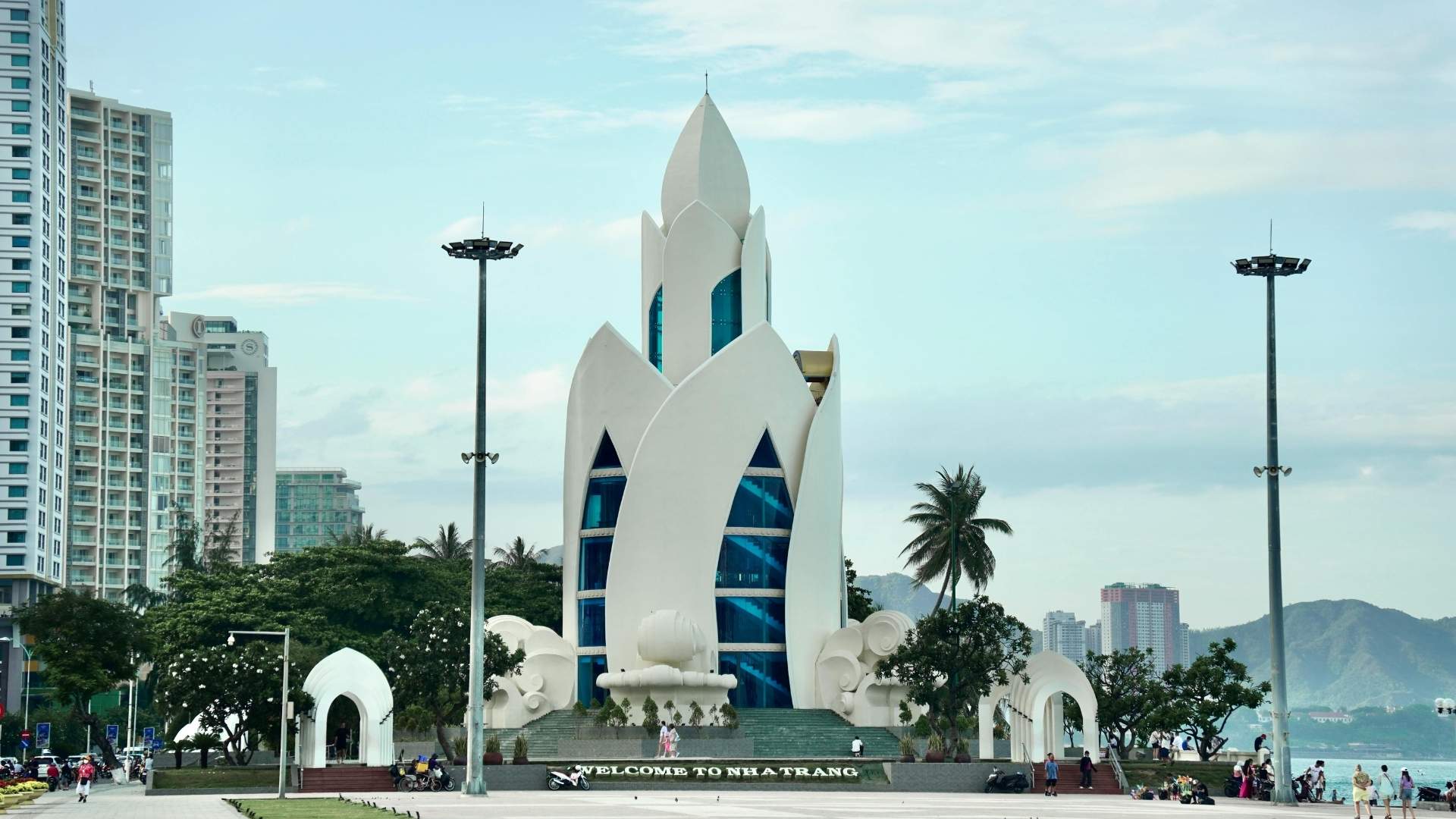 tram huong tower after renovation in nha trang
