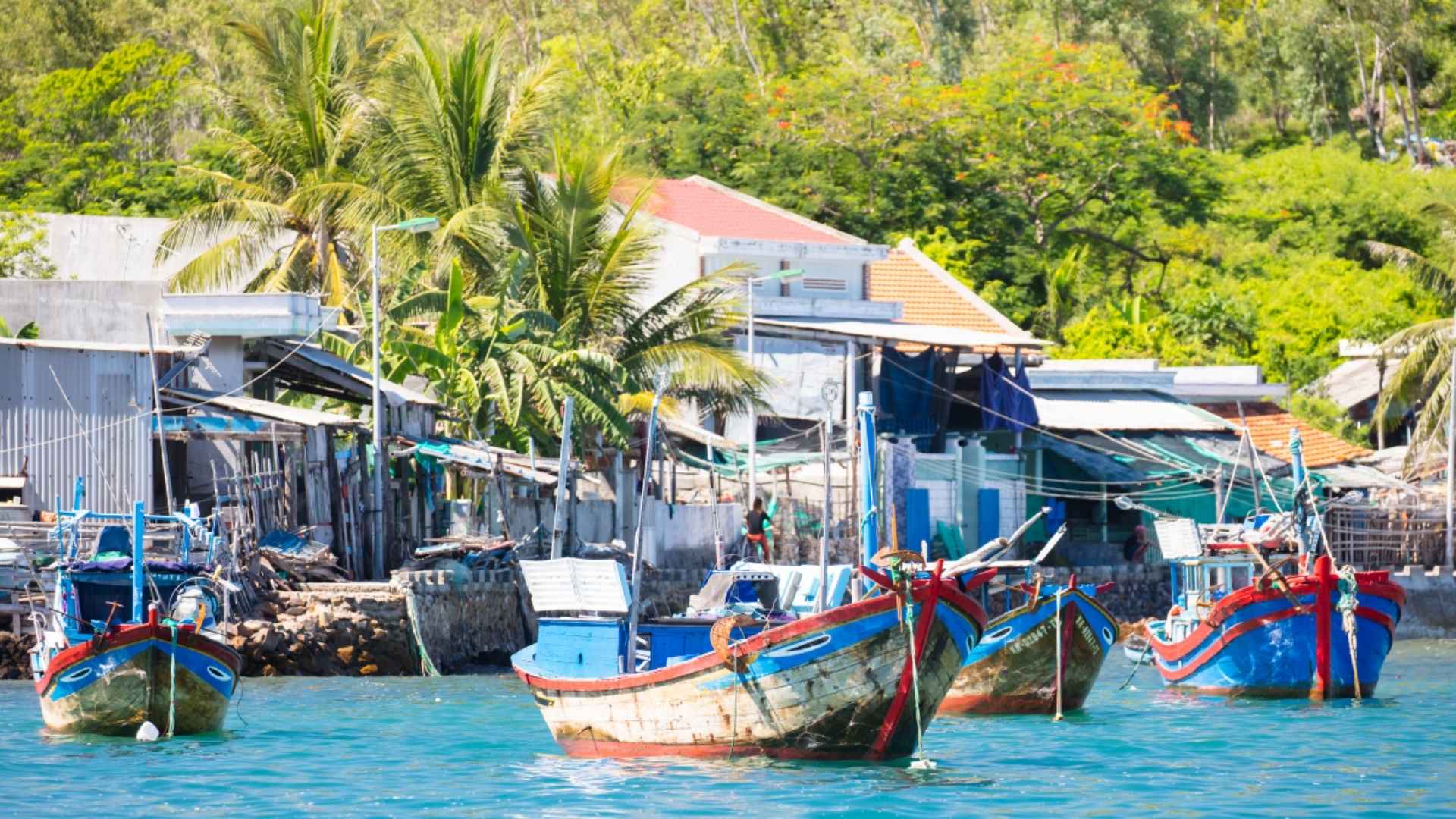 làng chài ở nha trang
